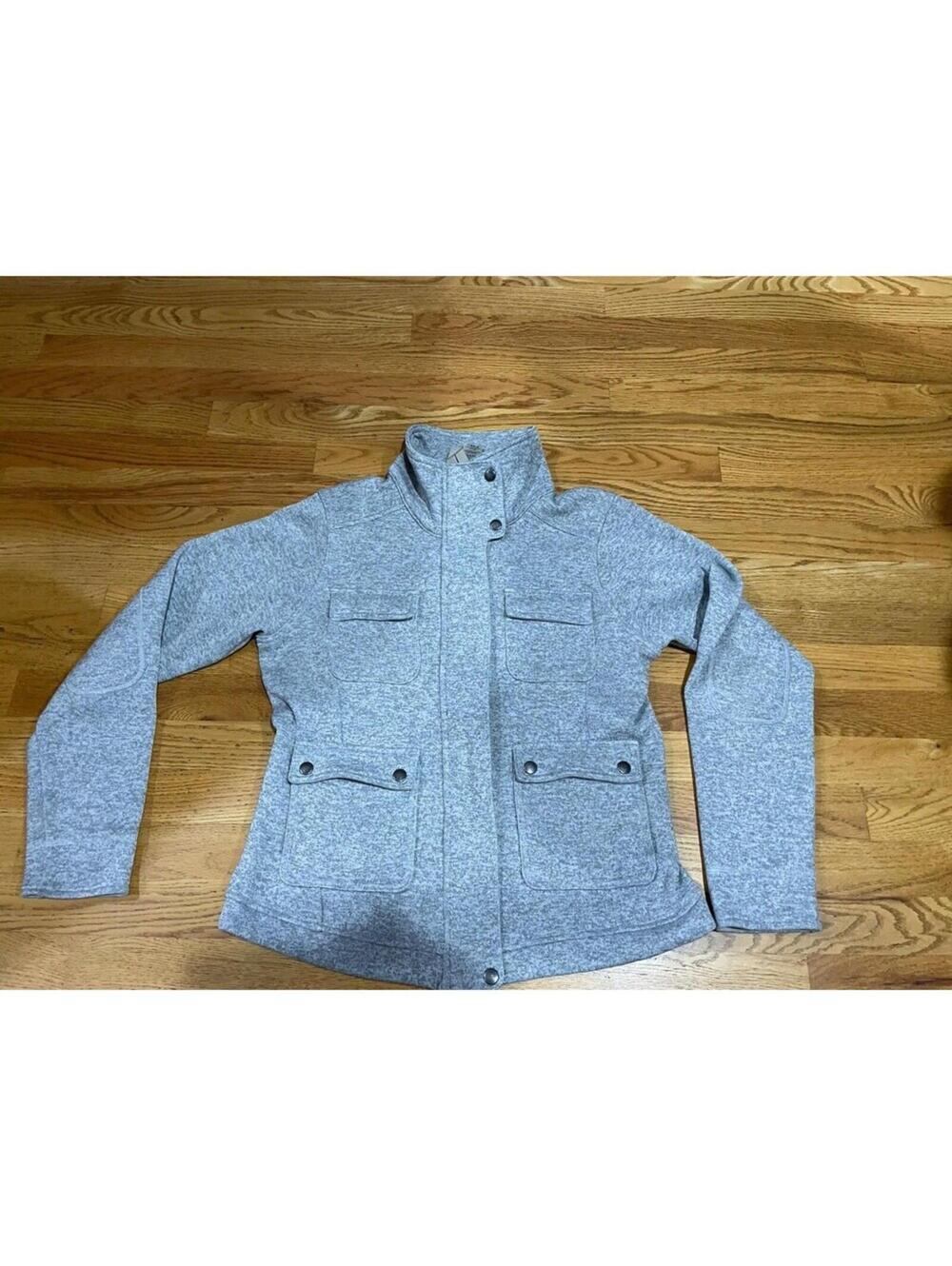 Patagonia Women's Better Sweater Fleece Jacket Gray M Medium Pockets Collar